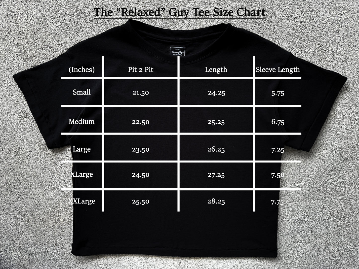 Jet Black "Relaxed" Guy 2 Pack Tees